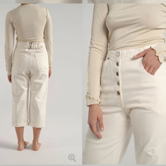 Rachel Comey The Elkin Pant Off White Size 0 - Picture 13 of 15
